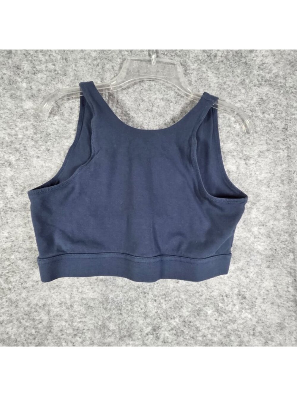 Pact Women’s Organic Cotton Wireless Crossover Bra Navy Size M - Picture 5 of 7